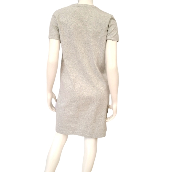 J. CREW Gray Lace Up Short Sleeve Dress size Small - Picture 6 of 7